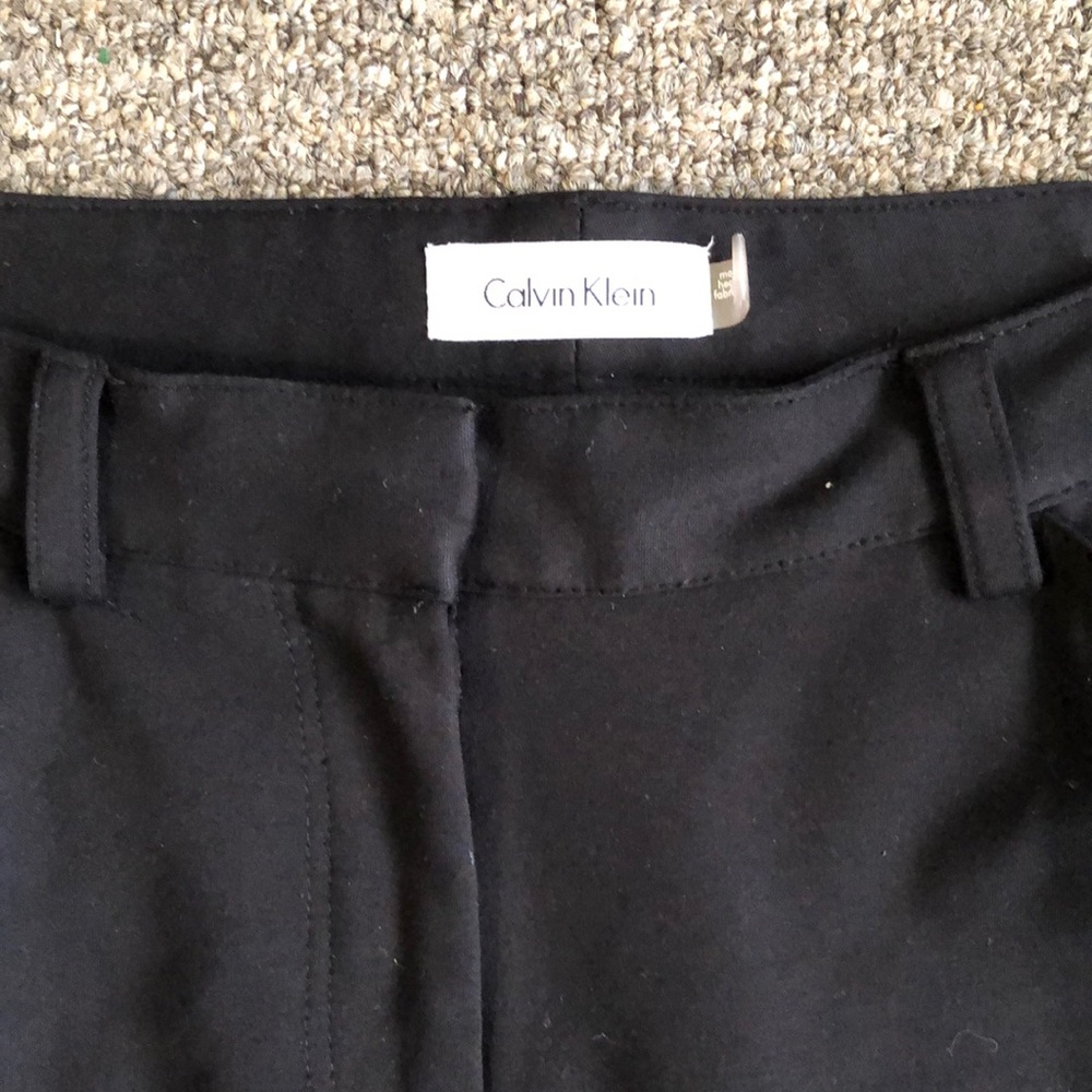 CALVIN KLEIN Black slack jeans